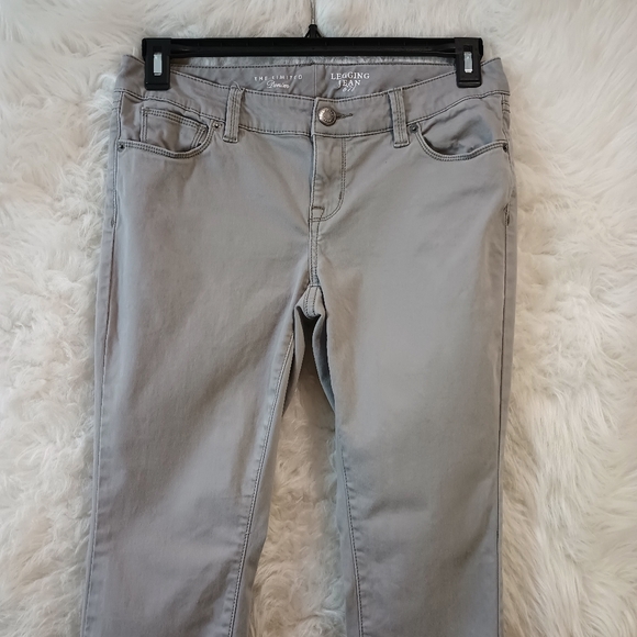 The Limited Denim Gray Legging Jean Size 6 - Picture 3 of 11